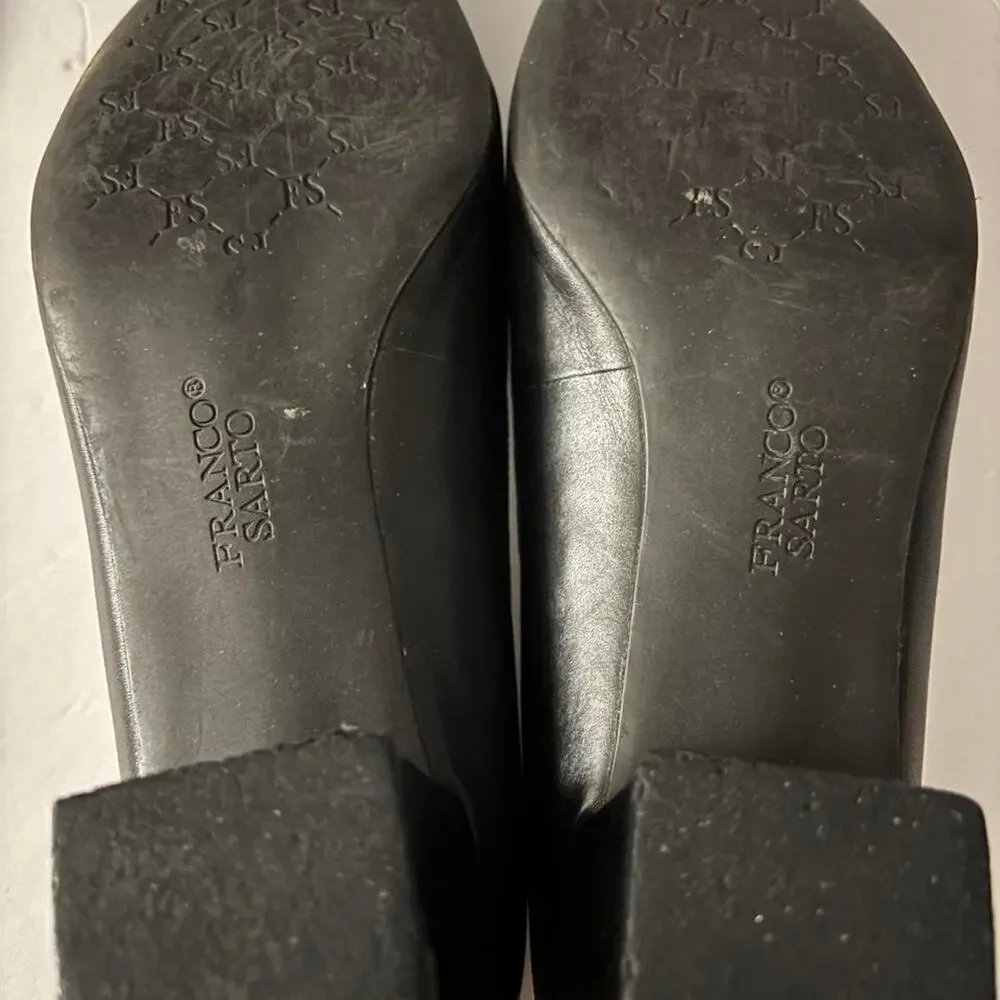 Franco Sarto black leather loafers - Picture 3 of 3